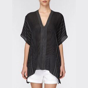 Vince silk stripe tunic Large